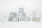 Earthy Shower Steamer Gift Box for Men and Women, Set of 12 Shower Steamers Package